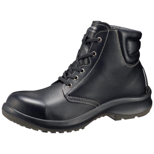 ミドリ安全 安全靴 中編上 プレミアムコンフォート PRM220 ブラック 27.5cm