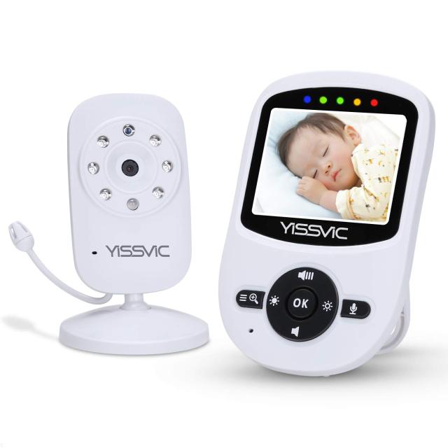 YISSVIC ベビーモニター 見守りカメラ 遠隔監視カメラ 双方向音声通信 暗視機能付き ベビーカメラ 出産祝いプレゼント VGA30万 屋内でのの通販は 7,429円