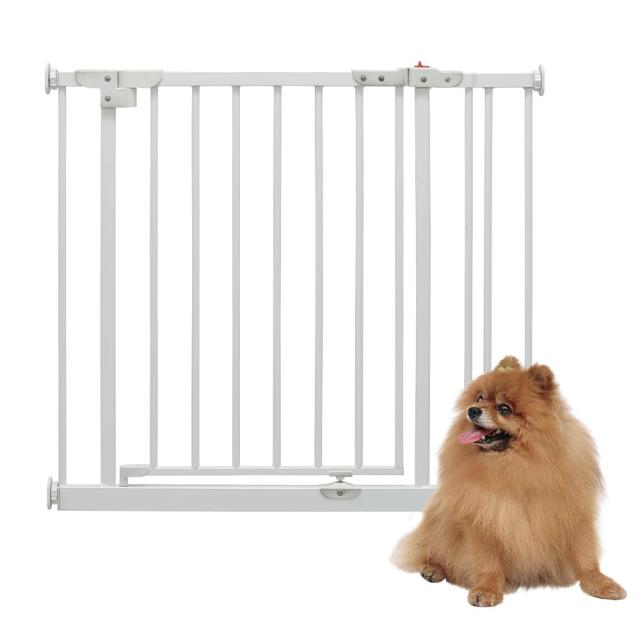 アイリスオーヤマ ペットゲート ドア付き 突っ張りタイプ オートクローズ SPG-720A ホワイト 幅69.5×高さ78cm 6,986円