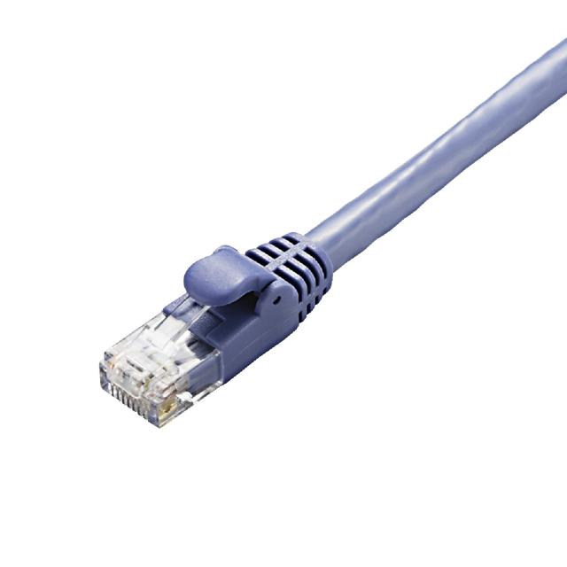エレコム LANケーブル CAT6A 50m 爪折れ防止コネクタ スタンダード ブルー LD-GPA/BU50