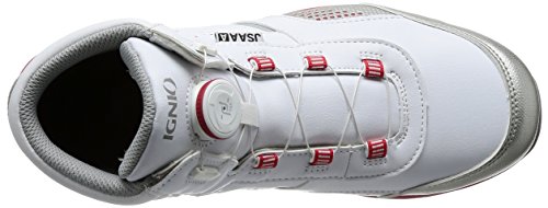 イグニオ セーフティシューズ(安全靴) JSAA A種認定 ミドルタイプ TGFダイヤル式 IGS1058TGF ホワイト 25.5 cm 3.5E