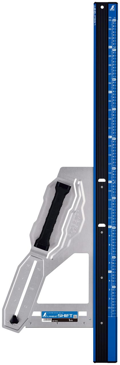 シンワ測定(Shinwa Sokutei) 丸ノコガイド定規 エルアングルPlus シフト 1m 寸勾配切断機能付 79054の通販は