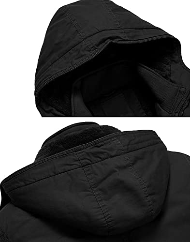 KEFITEVD アウトドアウエア 厚手 メンズファッション 秋冬用 アウター