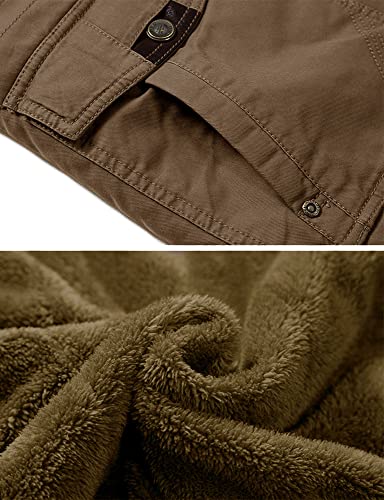 KEFITEVD 防寒コート 無地 フード 付き 上着 メンズ カジュアル