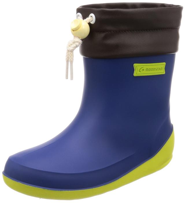 ムーンスター レインブーツ 日本製 長靴 防滑ソール 13~19cm 男の子 女の子 キッズ RB B02 ブルー 16.0 cm 2Eの通販は 5,140円