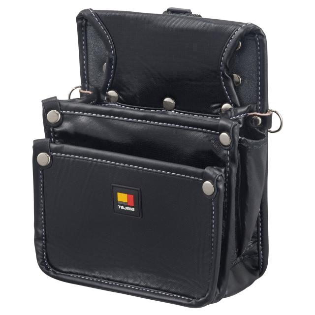 タジマ セフシステム 着脱式腰袋 釘袋2段小 水気に強い高密度ナイロン SFKBN-KG2S 着脱楽々 ベルトに後から装着可能 腰道具の組み換えが