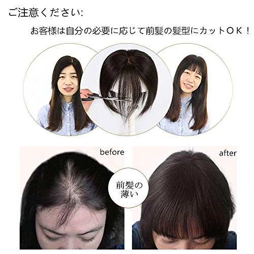 AISIHAIRウィッグ ストレートヘアー 通気 ウイッグ かつら 総手植え人