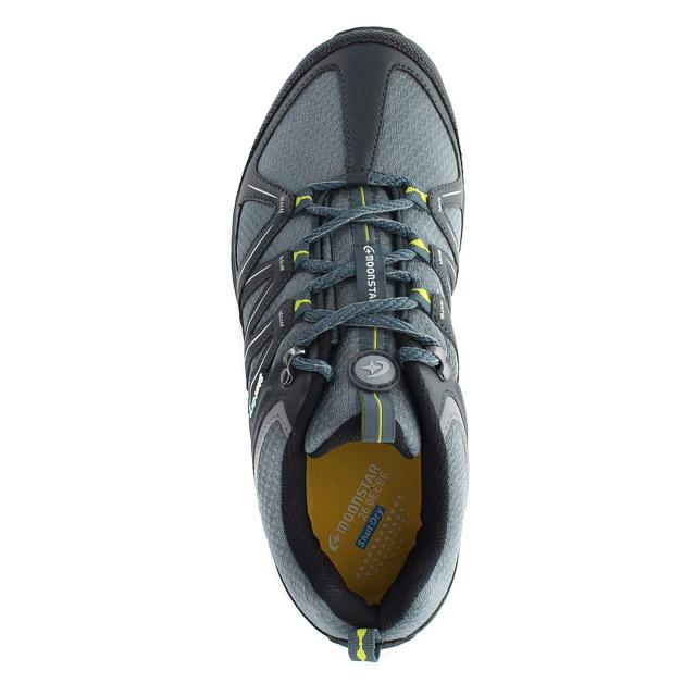 ムーンスター スニーカー 晴雨兼用 防水 ウォーキングシューズ 4E 24.5~28.0cm メンズ SPLT SDM01 グレイ 25.0 cm