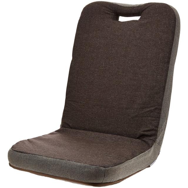 山善(YAMAZEN) 座椅子 コンパクト たためる ベージュ/ブラウン ICZ-40(BE/BR)の通販は 5,517円