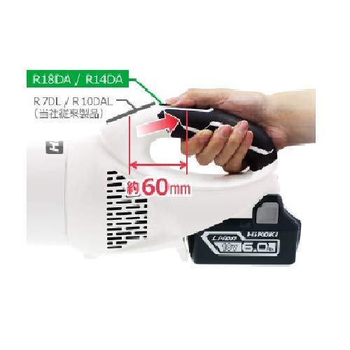 HiKOKI(ハイコーキ) 14.4V コードレスクリーナ 充電式 リチウムイオン電池、急速充電器別売り パネルスイッチ R14DA(NN)の通販は HiKOKI(ハイコーキ) 14.4V コードレスクリーナ 充電式 リチウムイオン電池、急速充電器別売り パネルスイッチ R14DA(NN)の通販は