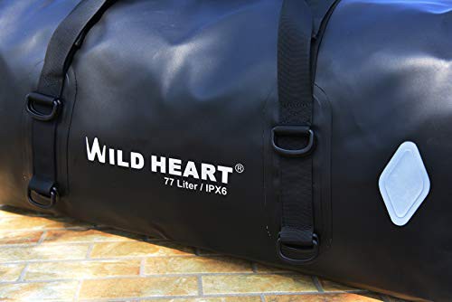 WILD HEART 防水 バッグ 55 L 77 L オートバイ ドライ ダッフル バッグ