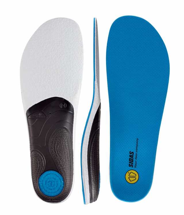 【SIDAS】シダス 3feet アクション LOW JP S(23.5cm-24.5cm) 314060302 インソール 中敷き グリップ力 衝撃吸収 アーチサポートの通販は