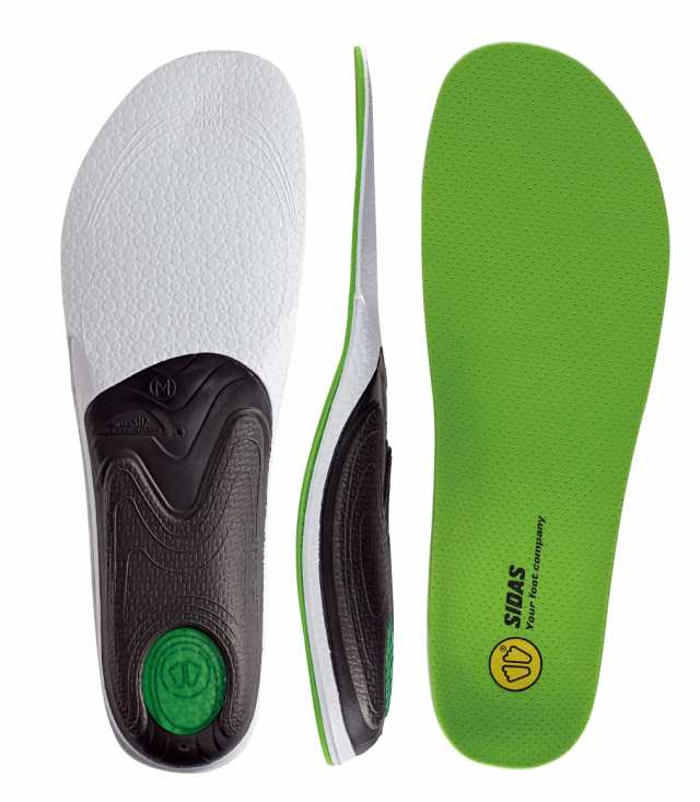 【SIDAS】シダス 3feet アクション MID JP M(25.0cm-26.5cm) 314060203 インソール 中敷き グリップ力 衝撃吸収 アーチサポートの通販は