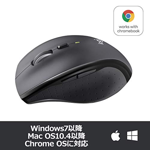 ロジクール M705m ワイヤレスマウス 無線 Unifying 7ボタン 高速