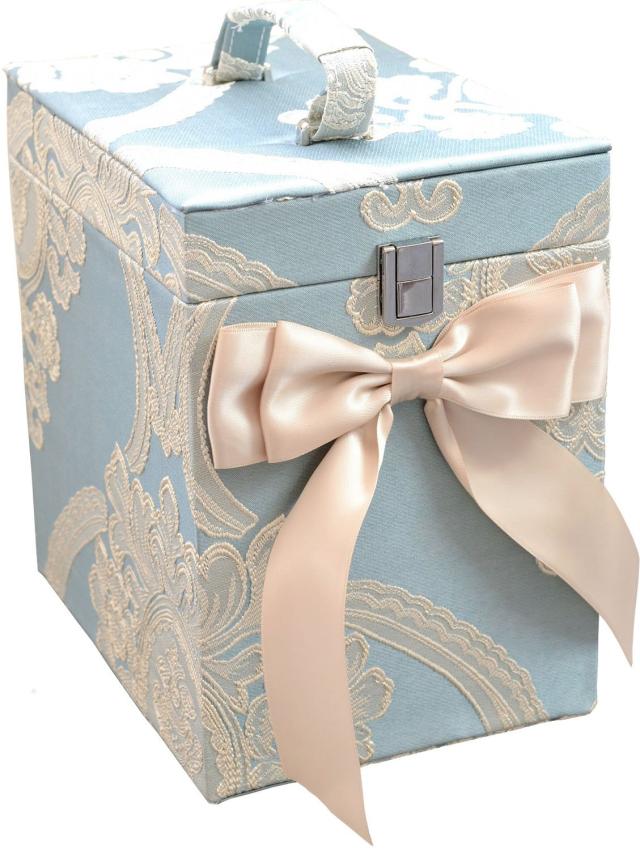 ロイアルアーデン コスメ ボックス アクアフラワー オペラブルー 22×17×26cm 76165の通販は 4,836円