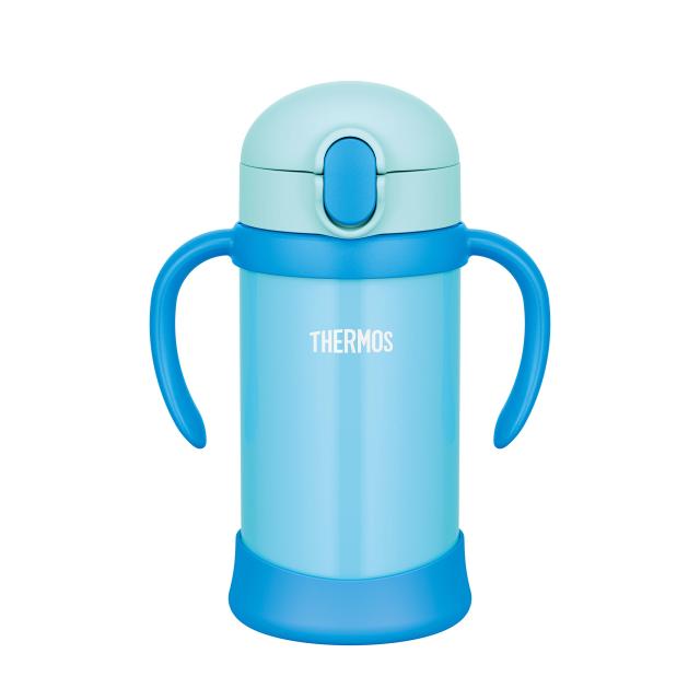 サーモス まほうびんのベビーストローマグ FHV-350 ブルー 9ヶ月頃からの通販は