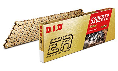 D.I.D(大同工業)バイク用チェーン クリップジョイント付属 520ERT3-106RB G＆G(ゴールド) SDHピン加工 二輪 オートバイ用 906340の通販は