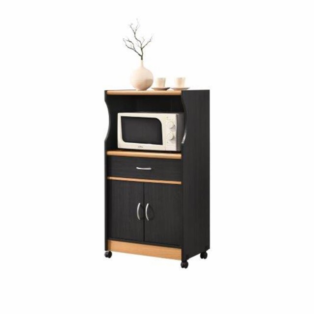 Hodedah キッチンカート ブラックブナ 電子レンジ用 【日本正規輸入品】の通販は 15,904円