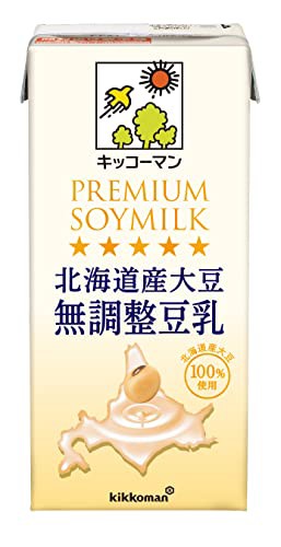 【送料無料】キッコーマン 北海道産大豆 無調整豆乳 1000ml×6本