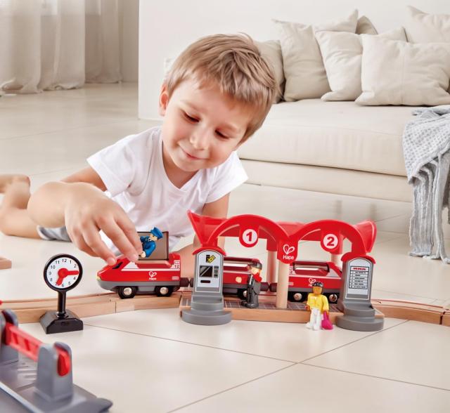 Hape(ハペ) さかみちシティレールセット E3730 3歳~