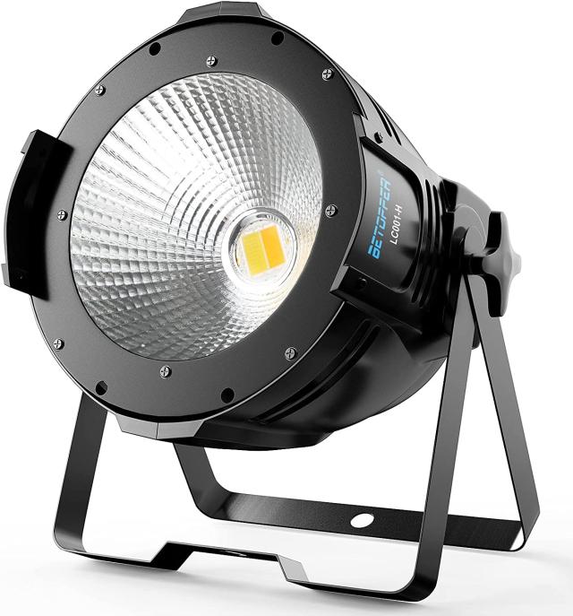BETOPPER 100W COB LED 一こまともし火 映画化録画スポットライトステージライトDJ 閃光電球成り行きともし火 DMX-512 2/4CH Party Light 発声取っかかる ともし火ラ