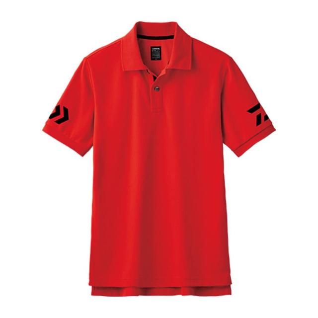 ダイワ(DAIWA) 半袖ポロシャツ レッド×ブラック 2XL DE-7906の通販は 5,010円