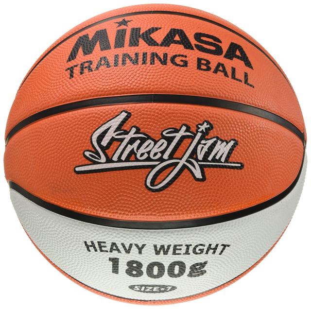 ミカサ(MIKASA) バスケットボール トレーニングボール 7号 (男子用・一般・社会人・大学・高校・中学) ゴム オレンジ/白 1.8？ B7JMTR-O
