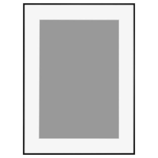 ハクバ HAKUBA 額縁 アルミ HFA-03 A3ノビ アクリル板 ブラック(ホワイトマット) HFA-03BWM-A3Nの通販は 4,958円