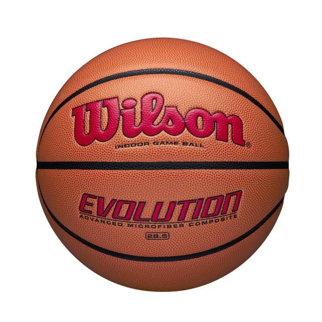 Wilson(ウイルソン) バスケットボール EVOLUTION (エボリューション) WTB0595XB0605 インドア用 6号/ 直径約23.2cm オレンジ/スカーレッ