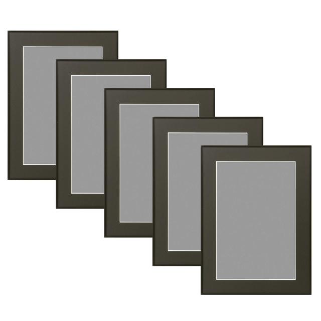 ハクバ 【Amazon.co.jp限定】HAKUBA アルミ 額縁 HFA-03 A3ノビサイズ ブラック 5枚セット [まとめ買いセット] AMZHFA03BK5A3N 日本製 前