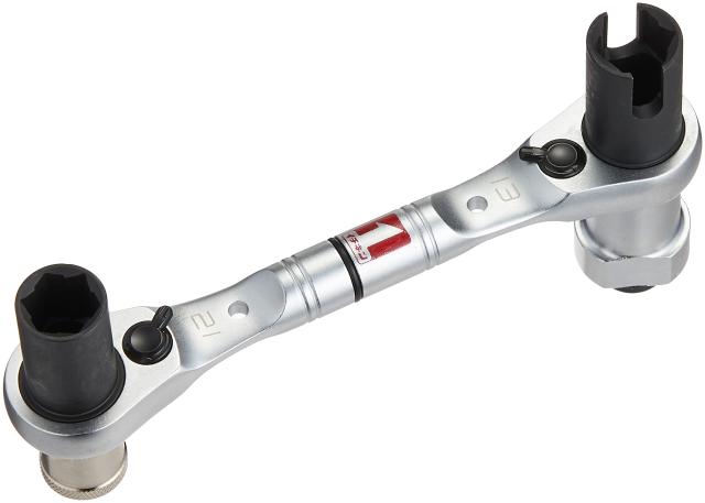 イチネンアクセス MUST TOOL(マストツール) レンチ 8機能スイベルグリップノンスリップレンチ IM-NSS8S 12464 ショートタイプ