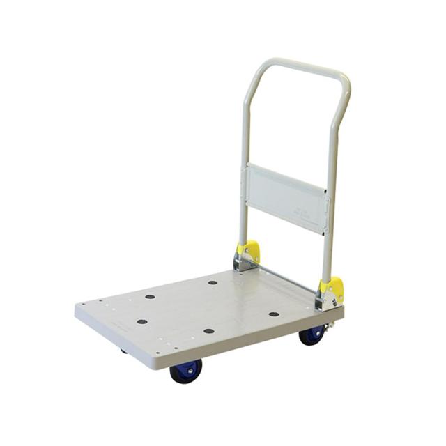 浅香工業(Asaka Kougyou) 金象 静キャリー フットブレーキ付 NP150DXL 樹脂台車 車輪径100mm 積載荷重150kg ハンドル折り畳み式 低騒音