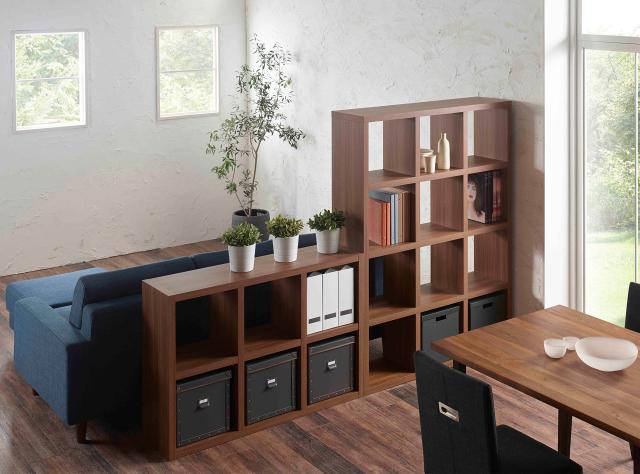 フナモコ オープンシェルフ ラック リアルウォールナット フリーダム d2374 Amazon｜フナモコ オープンラック フリーダム 4×3タイプ 幅114.7