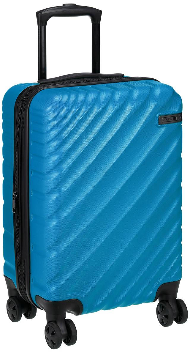 エースデザインドバイエース スーツケース オーバル エキスパンド機能付 機内持ち込み可 43L 48 cm 3.1kg ブルーの通販は 22,500円