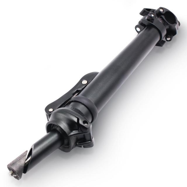 SENQI ハンドル 折りたたみ式 自転車 ライザーステム アルミニウム合金 調節可能 BSZ003 25.4mm×25.4mm(ブラック)