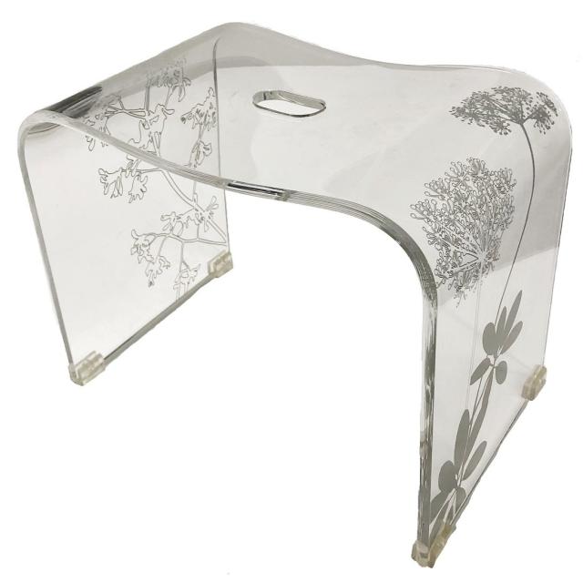 センコー サリナ 2 バスチェア 風呂椅子 高さ約 30cm クリア 約38.5×25×高30cm 60435 センコー(Senko) サリナ2 バスチェア 風呂いす LL 高さ約35cm