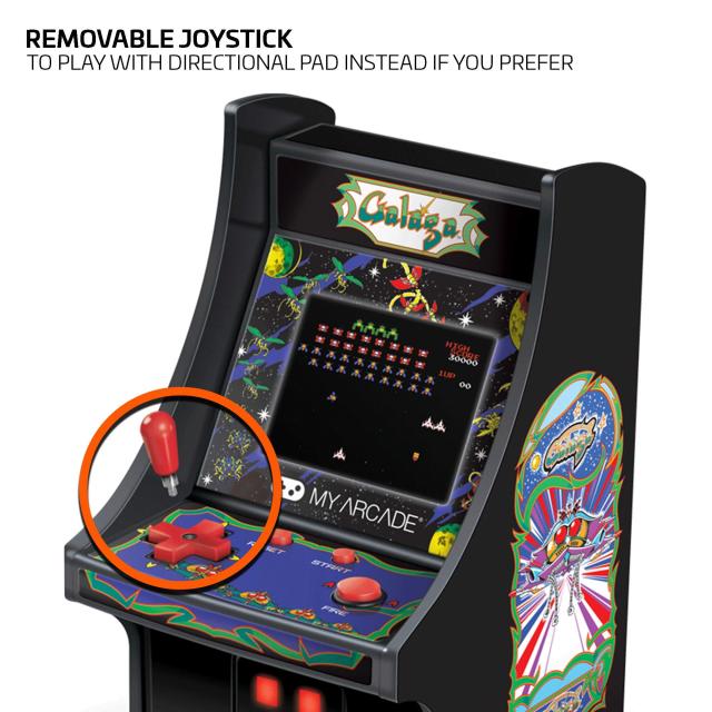 MyArcade 6.75インチ レトロ ギャラガ ミニゲーム ブラック DGUNL-3222