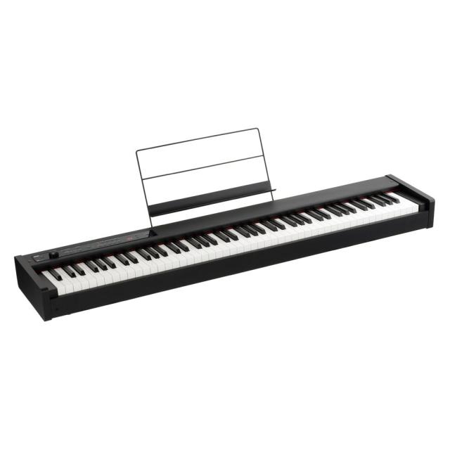 KORG コルグ D1 電子ピアノ 日本製のRH3鍵盤 88鍵盤 ダンパーペダル、譜面立て付属 同音連打可能 ブラック