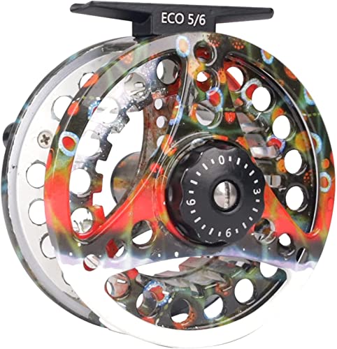 M MAXIMUMCATCH Maxcatch ECO トラウト フライリール 大アーバー #1/2#3/4#5/6#7/8 フライフィッシング (ブルックトラウト, 3/4 WT)の通販は
