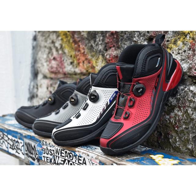 エルフ(ELF) ローカットライディングシューズ Synthese16【シンテーゼ16】 ブラック 25.0cm EL016