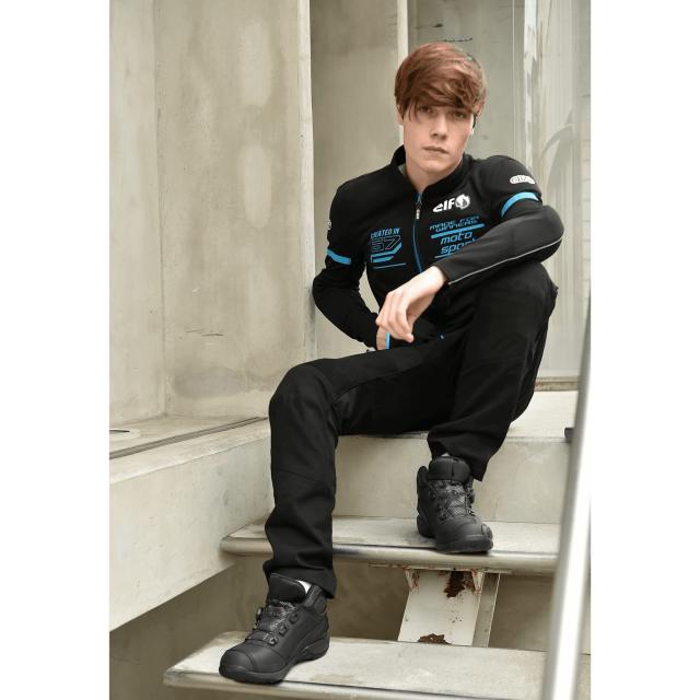 エルフ(ELF) ローカットライディングシューズ Synthese16【シンテーゼ16】 ブラック 23.0cm EL016