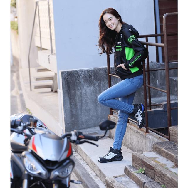 エルフ(ELF) ローカットライディングシューズ Synthese16【シンテーゼ16】 ホワイト 23.5cm EL016の通販は