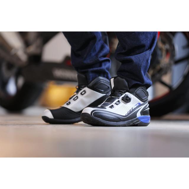 エルフ(ELF) ローカットライディングシューズ Synthese16【シンテーゼ16】 ホワイト 23.5cm EL016の通販は