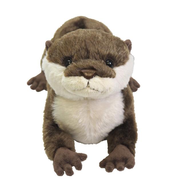 サンレモン ひざ カワウソ 17.6×11.6×32cm ぬいぐるみ アニマル
