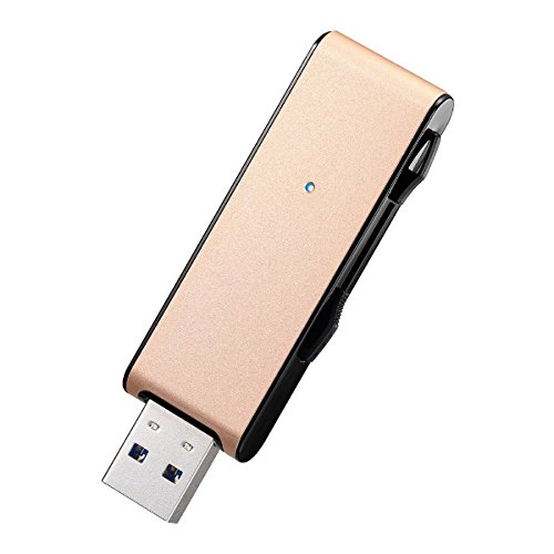 アイ・オー・データ USBメモリー 128GB ゴールド|USB 3.1 Gen 1(USB 3.0)対応|超高速転送|2カラー・5容量から選べる|アルミボディ|日本メ_2