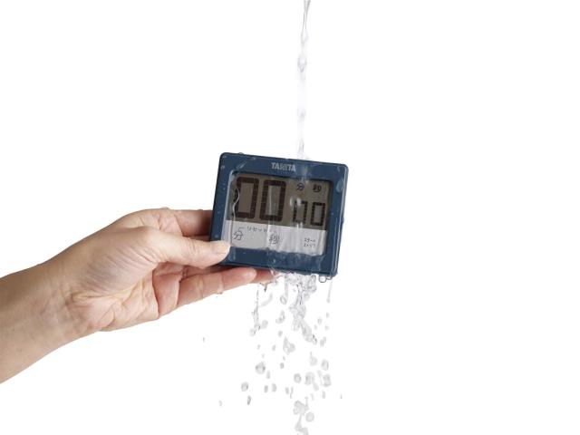 タニタ 防水タッチパネルタイマー TD-414 BL ブルー 防水タッチパネルタイマー TD-414-BL ブルー TANITA｜タニタ 通販