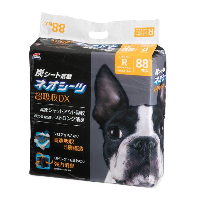 ネオ・ルーライフ ネオシーツ カーボン DX ペットシーツ レギュラー 88枚入×4袋 全352枚 (ケース販売)_1