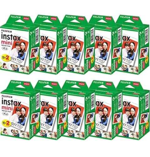 富士フイルム(FUJIFILM) チェキフィルム instax mini 2パック品 JP2(20枚入り)x10個セット [200枚入]の通販は