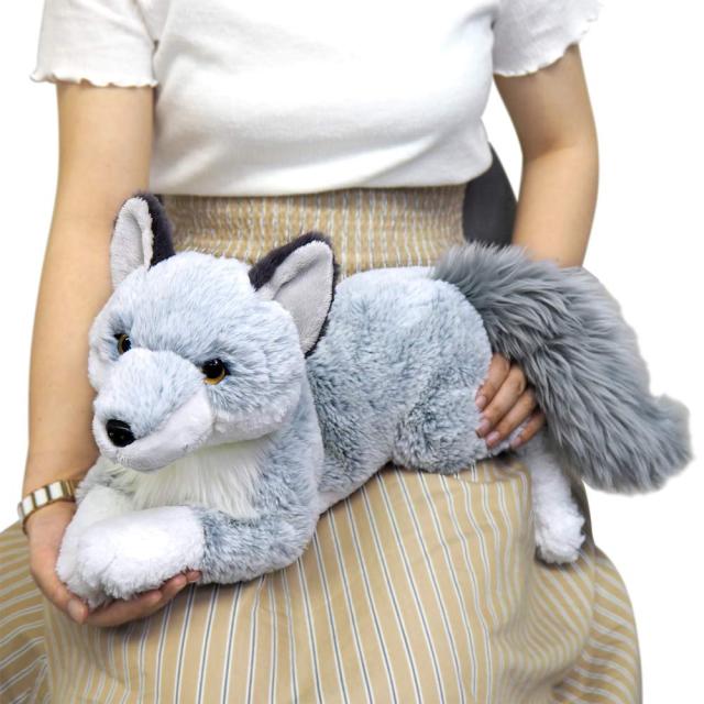 サンレモン(Sun Lemon) ひざ おおかみ M 22.5×9×44.4cm ぬいぐるみ