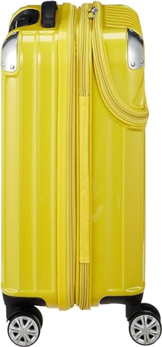 トラベリスト スーツケース ジッパー オープン モーメント 機内持ち込み可 35L 54 cm 3.4kg イエ ローカーボン